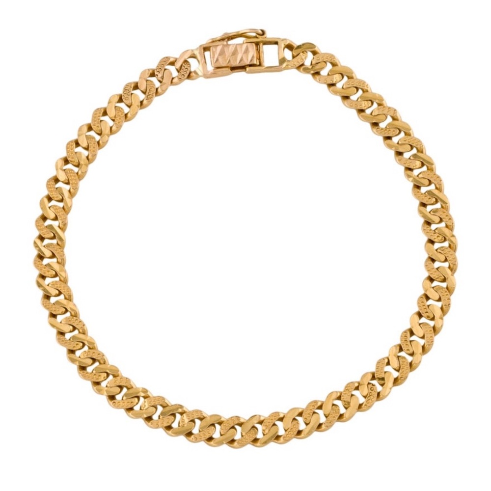 Gold 20k Chain Bracelet